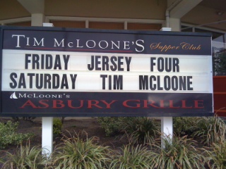 Jersey Four at McLoone`s Super Club Asbury Park,N.J.