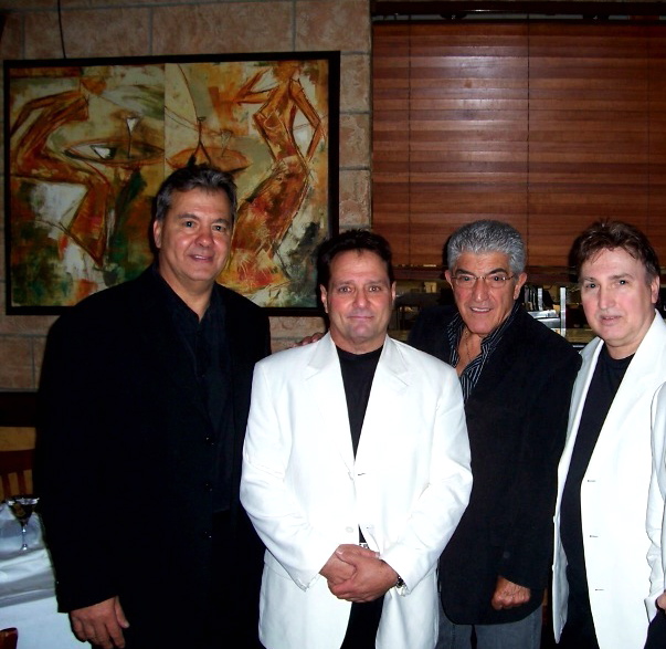 Jersey Four Cast Members with Frank Vincent