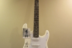 Frankie Valli and The Four Seasons Autograph Fender Guitar