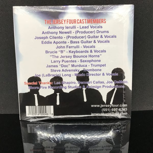 The Jersey Four - Our First Release Album (EP) Back Cover